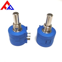 Potensiometer Multiturn Presisi 10K Ohm Berkualitas Tinggi 3590S 10 Ring Resistor yang Dapat Disesuaikan dengan Daya Tinggi