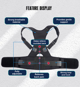 Ceinture de soutien dorsal réglable Aofeite, correcteur de posture, redresseur de dos, attelle correctrice de posture pour le mal de dos et la cyphose - Product Image 4