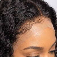 Pelucas de Cabello Brasileño Pre-Plucked con Ondas Profundas, Encaje Frontal HD 13x6, Grado 12A, Virgen, Doble Trama, Sin Pegamento, Extensiones de Cabello Largo DEJAVU