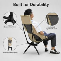 Chaise de camping pivotante d'extérieur pliable et pratique avec logo personnalisé – Promotion