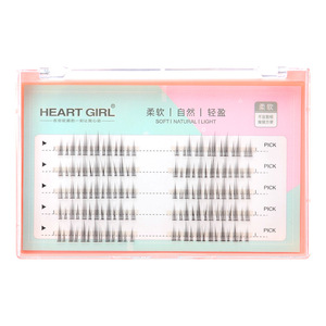 Tái Sử Dụng DIY Lash Cụm Pre-Cắt Phân Đoạn Cụm Lông Mi Mở Rộng Tự Nhiên Fan Lông Mi - Product Image 5