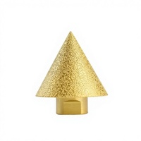 Outil de chanfreinage diamanté pour carrelage, marbre, pierre de quartz, foret de perçage et d'alésage, tête de meulage conique en forme de parapluie, vente directe fabricant
