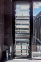 Stores de fenêtres en aluminium, pièces, double verrière