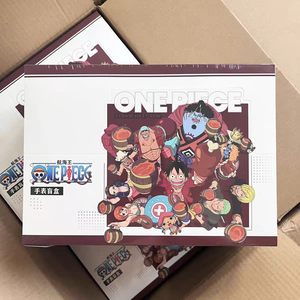 Nuevo 2026, 100% Auténtico, Set de 9 Piezas de Relojes de Pulsera de la <span class=keywords><strong>Serie</strong></span> One Piece, Reloj de Anime Japonés, Caja Sorpresa Decorativa, Juguetes de <span class=keywords><strong>Luffy</strong></span> y Nami - Product Image 1