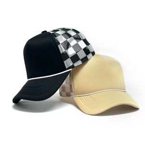 <span class=keywords><strong>Gorra</strong></span> de béisbol informal de moda americana para exteriores, 100% poliéster, a cuadros, con malla transpirable, protección solar, <span class=keywords><strong>gorra</strong></span> publicitaria - Product Image 6