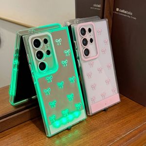 Funda para Teléfono Samsung Galaxy S25 con Indicador Luminoso de Llamadas, Diseño de Lazo Moderno y Popular en TikTok - Product Image 3