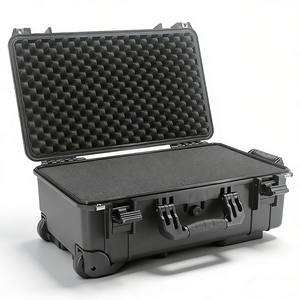 Maleta <span class=keywords><strong>de</strong></span> Herramientas <span class=keywords><strong>de</strong></span> Plástico Rígido Impermeable IP67 <span class=keywords><strong>de</strong></span> 559x358x233mm, Precio <span class=keywords><strong>de</strong></span> Fábrica, OEM, con Asa Telescópica y Espuma Acolchada - Product Image 1