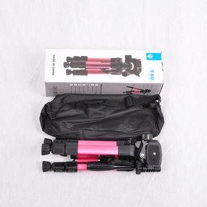 60cm/23.6 "小型だが強いカメラ三脚,アルミ軽量テーブル三脚<span class=keywords><strong>DSLR</strong></span>用ピンク三脚 - Product Image 5