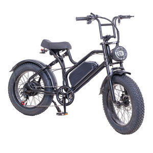 Vélo de montagne électrique tout-terrain, 48V500W, sept vitesses, pneus larges, amortissement, frein à disque, feux avant et arrière - Product Image 4