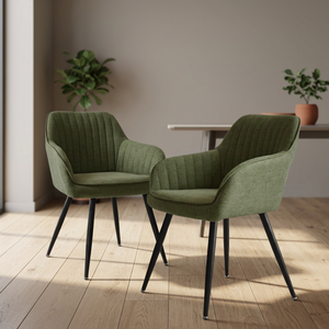Sillón Moderno Acolchado de Terciopelo con Patas de Metal Dorado, Silla de Lujo para Sala de Estar, Dormitorio, Comedor, Hotel y Escuela - Product Image 4