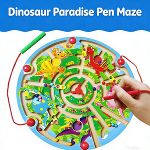 Giocattoli Educativi <span class=keywords><strong>Montessori</strong></span> con Labirinto Magnetico, Giochi per lo Sviluppo Intellettuale e l'Apprendimento Precoce per Bambini - Product Image 2