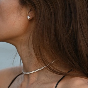 Bông tai cài vặn kiểu cổ điển 3mm-10mm, trang sức cao cấp, bạc 925, đá moissanite VVS, dành cho nam và nữ - Product Image 3