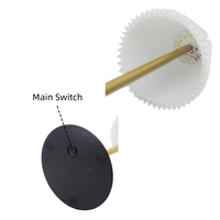 Lampe de table LED rechargeable à intensité variable, 3 modes de couleur, lampe de chevet sans fil avec fonction mémoire pour la chambre à coucher, décoration de la maison