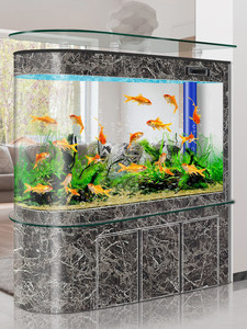 <span class=keywords><strong>Acquario</strong></span> a Testa di Proiettile per Soggiorno, <span class=keywords><strong>Acquario</strong></span> Domestico di Medie-Grandi Dimensioni, Nuovo Modello 2026, Schermo Divisorio Intelligente Senza <span class=keywords><strong>Acqua</strong></span> in Vetro - Product Image 3