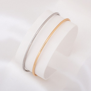 Heart Shape <b>Cuff</b> <b>Bracelets</b> With Rhinestones For Women Gift Jewelry Zinc Alloy Open Bangle <b>Silver</b> And Gold Tone - Product Image 2