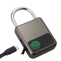 Tragbares IP65 wasserdichtes USB wiederaufladbares intelligentes Schloss Mini-Größe Fingerabdruck-Schloss