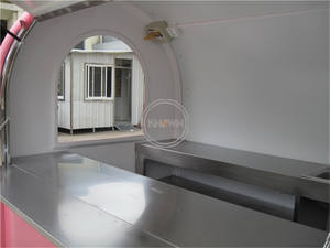 Remorque alimentaire mobile multicolore 220B avec cadre de traction, camion à café, cuisine mobile, chariot à bulles de thé, chariot à glaces, chariot à en-cas à vendre - Product Image 4