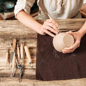 Set de 61 Outils de Sculpture en Pâte Polymère, Stylets à Bille pour Pointillage et <span class=keywords><strong>Kit</strong></span> de Peinture sur Roche pour Fournitures Artistiques et Modelage de <span class=keywords><strong>Poterie</strong></span> - Product Image 6