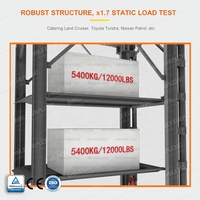 Système de stationnement vertical hydraulique pour SUV triple, capacité 3000 kg, avec groupe d'alimentation 5,5 kW