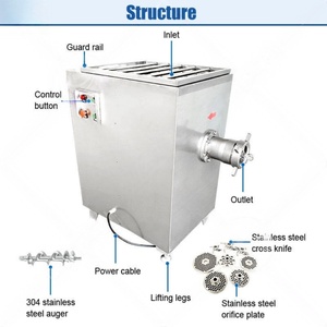 เครื่องบดเนื้อสำหรับร้านอาหาร ขายดี ใช้งานหนัก บดเนื้อแช่แข็งได้ สำหรับเนื้อหมู เนื้อวัว และเนื้อแกะ - Product Image 2