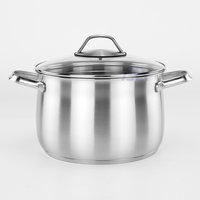 AXA Dampfer zum Kochen, 304-Edelstahl-Dampfertopf, Speisen-Dampfer 24 Zoll Dampfgläser mit Deckel 2-stufig für Suppen