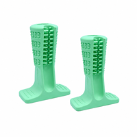 Bâtonnet à mâcher en latex naturel pour chien, pour le nettoyage des dents, en caoutchouc, vert menthe, jouet pour animaux de compagnie, vente en gros, OEM