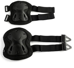 Genouillères coudières tactiques noires vente en gros - Product Image 2