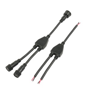 Kabel Splitter Daya Tahan Air Berisolasi PVC Inti Tembaga dengan 1 5 Output <span class=keywords><strong>2</strong></span> 3 Pin O-Ring Tertutup Sekrup untuk Lampu Sorot LED. - Product Image 3