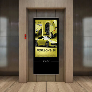 Pantalla de visualización de publicidad Android 14 RJ45 1920*1080 soporte multilingüe para promoción de ascensores paredes de Centros Comerciales - Product Image 5