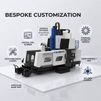 Centre d'usinage à portique robuste DL HLC2014 pour pièces aérospatiales, fraiseuse CNC à double colonne haute vitesse