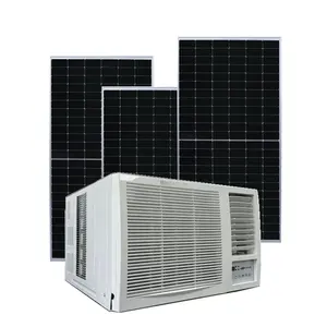 Yüksek verimli sessiz pencere tipi güneş klima güneş enerjili klima pencere ünitesi 12000 Btu