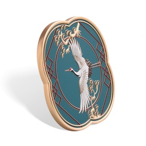 Creative New Design Embossed Logo Metal Single Side Portable Handheld Makeup <b>Mirror</b> - Product Image 6