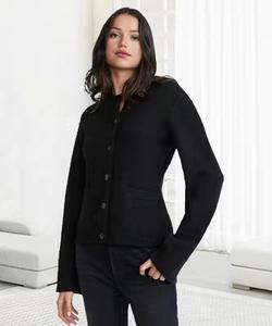 2025 factory direct sales new long-sleeved sweater fashion knitted <b>cardigan</b> women's <b>coat</b> - Product Image 1