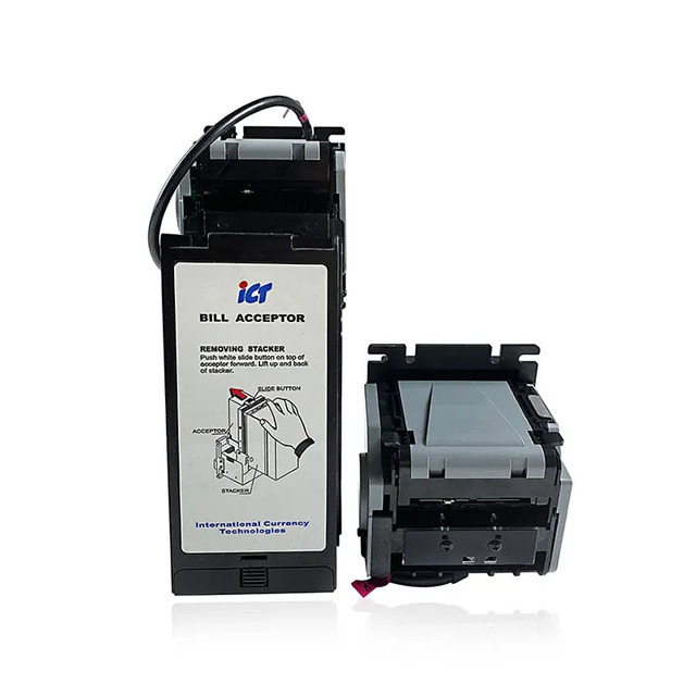 Stacker Bill Acceptor Ict L77FP5 Bill Acceptor with Cash Box for Vending Machine