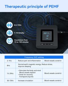 Alat Fisioterapi Rumah Tangga 0.5hz 72hz Terapi Medan Elektromagnetik Berdenyut Terapi Jaringan Dalam Matras Terapi PEMF - Product Image 2