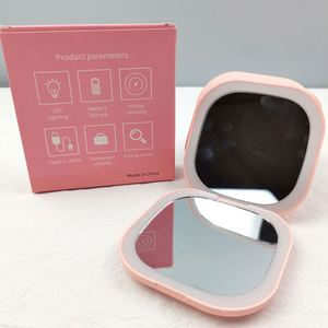 Led Lighted Travel Makeup <b>Mirror</b> With 1x/2x Magnifying 2 Sided Portable Led <b>Compact</b> Pocket <b>Mirror</b> - Product Image 6