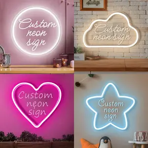DIVATLA Dekorasi Craving Logo Kustom Pernikahan Ulang Tahun Acara Pub Tattoo Shop LED Neon Sign Light