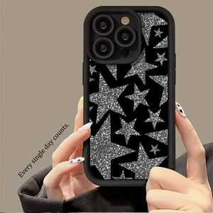 เคสโทรศัพท์ TPU ลายใหม่ ดีไซน์กรอบโลหะ สีดำขาว สำหรับ iPhone 16 15 14 11 12 13 Pro XS Max เคสนิ่ม TPU - Product Image 1