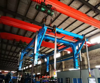 La Chine Fabrication 80ton Straddle Crane Pneu en caoutchouc Conteneur Portique Grue