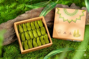 ธูปหอมอโรมาเธอราพีรูปกรวยทำมือจากใบยูคาลิปตัสออร์แกนิกที่เป็นมิตรต่อสิ่งแวดล้อม กลิ่นหอมธรรมชาติยาวนานสำหรับใช้ในบ้าน - Product Image 5