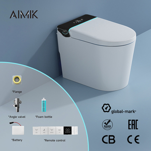 Cuvette <span class=keywords><strong>de</strong></span> <span class=keywords><strong>toilette</strong></span> intelligente en céramique à ouverture/fermeture automatique, chasse d'eau électrique avec capteur au pied, toilettes intelligentes - Product Image 2