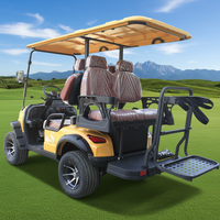 Voiture de golf électrique haute performance 72V homologuée pour la route, 4 places, buggy 4x4 pour adultes, tourisme et import