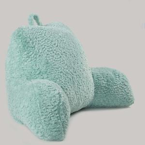 Wholesale Soft Home Lumbar Support Back Cushion Plush Reading <strong>Pillow</strong> <strong>Backrest</strong> <strong>Pillow</strong> with Arms - Product Image 2