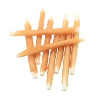 Os à mâcher doux sans cuir brut pour chien enveloppements de poulet os de calcium nourriture pour chien