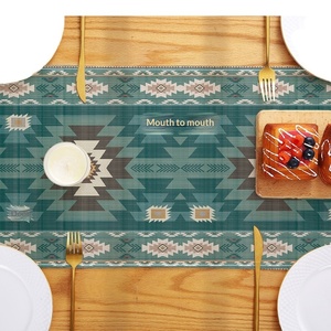Runner da Tavolo in Poliestere Floreale Stile Bohemien <span class=keywords><strong>Vintage</strong></span> per Soggiorni, Ingressi e Piccoli Tavoli da Pranzo - Product Image 5