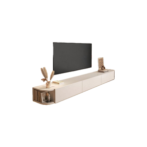 ミニマルなモダンなフローティングテレビキャビネット壁掛けメディアコンソールリビングルームスペース節約テレビ収納ベッドルーム用 - Product Image 2