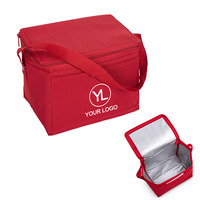 Bolsa Térmica Personalizada con Logotipo para 6 Latas, Bolsa de Almuerzo Aislada Reutilizable para Regalos Corporativos y Eventos Promocionales