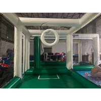 Cage d'entraînement gonflable étanche pour drones, personnalisable pour événements, terrain de jeu de football pour drones, arène gonflable d'obstacles pour drones