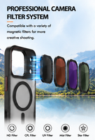 Étui pour objectif d'appareil photo magnétique pour iPhone 18 Pro Max, filtre UV ND CPL VND 6XStar Mist, accessoires de photographie mobile antichoc
