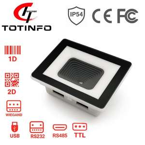 Módulo Escáner de Código de Barras OEM Integrado con Lector de Códigos QR 2D para Máquinas de Kiosco, Interfaz USB, en Stock - Product Image 2